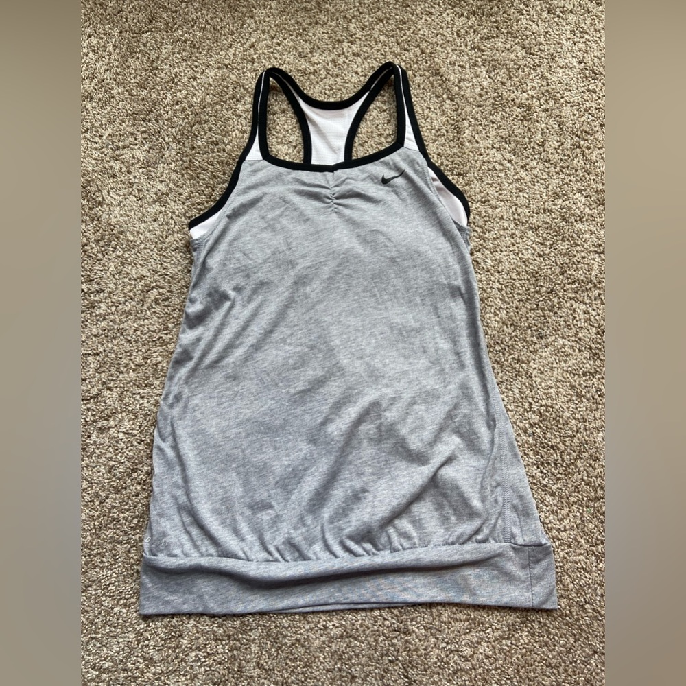 Nike, girl’s tank, built in bra